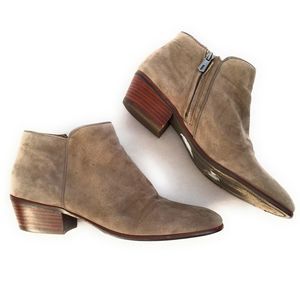 Sam Edelman Petty Suede Ankle Chelsea Boots 9.5M